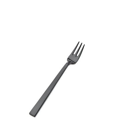 Bon Chef Roman, Oyster/Cocktail Fork, Mirror Finish, 18/10, 6.25" - Black , set of 12 S3708B
